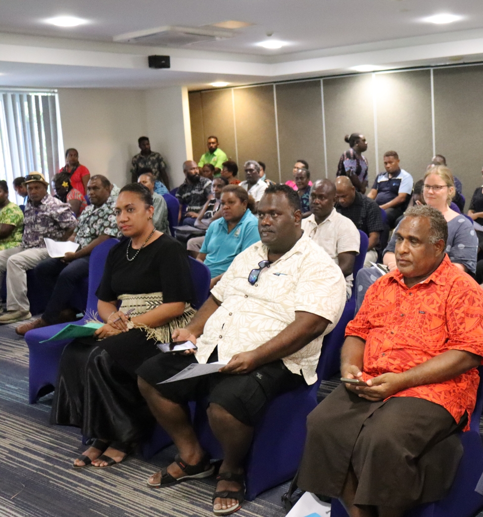 At the launch in Honiara Solomon Islands